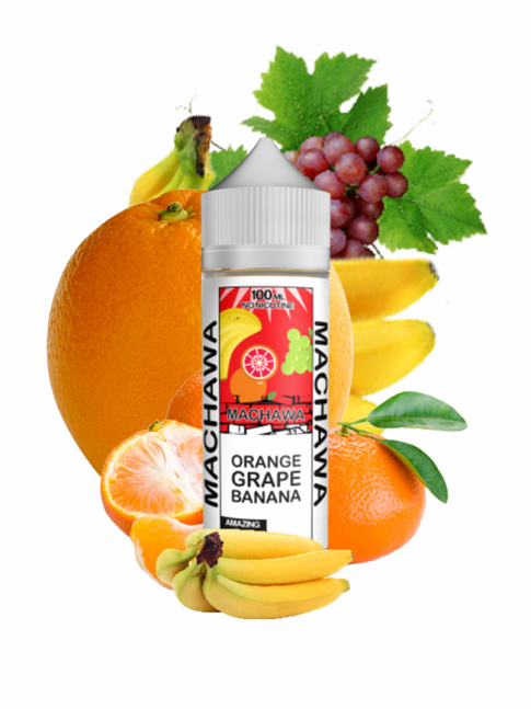 Kjøp Orange Grape Banana 100 ml E-væske i vår nettbutikk –