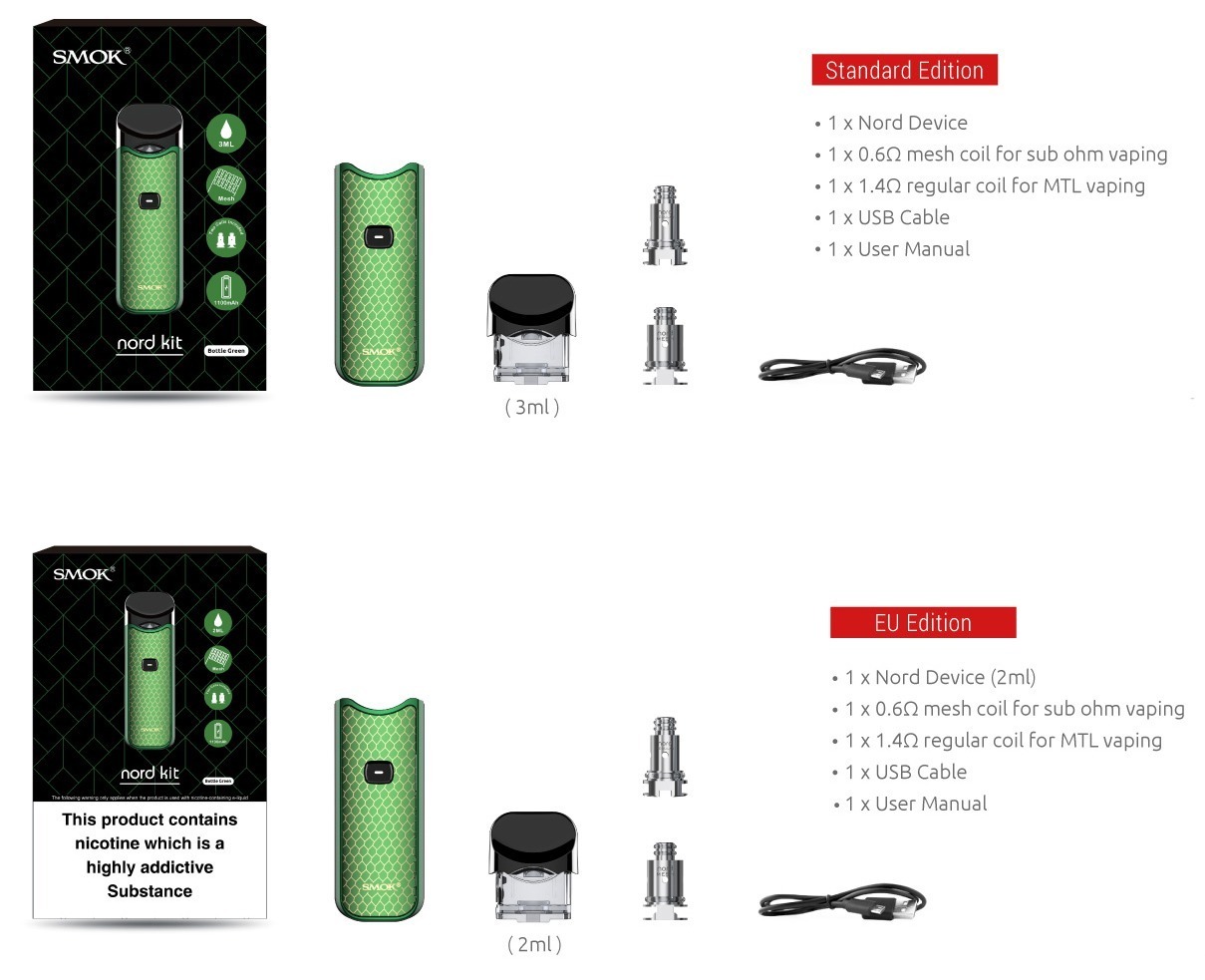 Buy SMOK Nord Kit and enjoy vaping! Find the latest electronic cigarettes from SMOK, VooPoo, Aspire and Joyetech at vape shop!